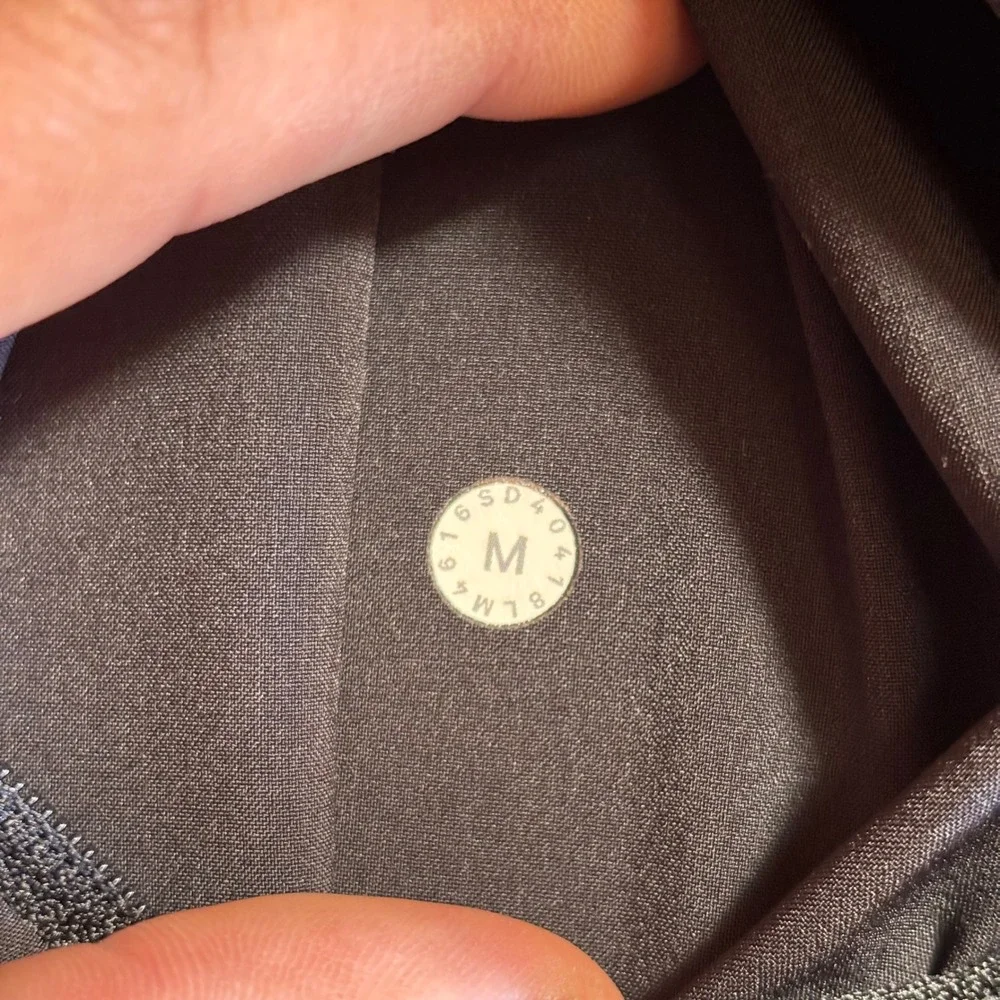 Lululemon Men's Sojourn Jacket Zip Up Activewear‎ Athleisure Black Size M